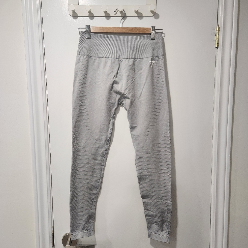 Gymshark Seamless Leggings in Light Grey